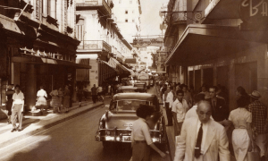 San Lázaro Street, central Havana, 1950's